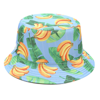 Sublimación personalizada impresión completa sombrero de pescado gorra para el sol protección UV Cosplay Fishmen sombrero para adultos