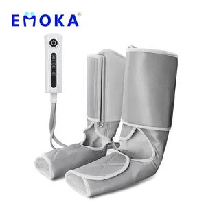 جهاز تدليك بضغط هواء كهربائي من إيموكا, جهاز كهربائي لتدليك القدمين والعجل والفخذ يعمل بالضغط الساخن