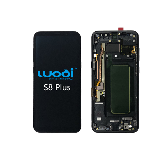CL Display for Samsung  S8+ S8 Plus With Frame Original Size LCD Touch Screen Digitizer Repair for Mobile Phone