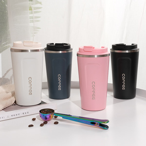 ColorLife OEM/ODM RTS 380ml Stainless Steel Glossy White Flat-<b>Edge</b> Straight Skinny Tumbler BPA-Free Sealing Lid <b>Plastic</b> Straw - Product Image 1