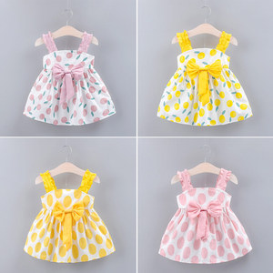 Conjunto de Ropa Casual de Verano para Niñas de 0 a 3 Años, Falda de Algodón con Flores, Sombrero, Sin Mangas, Ropa para Niños, Vestidos para Bebés - Product Image 2