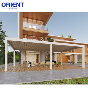 Gazebo, <span class=keywords><strong>pergola</strong></span>, dan kanopi luar ruangan berbahan aluminium elektrik bioklimatik ukuran 3x4, 4x4, 3x6, 3x5, 4x6, 4x5, dan 3x3. - Product Image 3