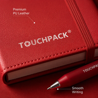 Ensemble cadeau promotionnel personnalisé, kit d'affaires rouge imprimé pour les salons professionnels, solution de branding d'entreprise