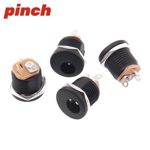 Dc022 5.5x2.1 2.5 มม. ช่องเสียบไฟฟ้าแบบกลม 3 ขา พร้อมฉนวนกันไฟฟ้าขนาด 12 มม. ได้รับการรับรองมาตรฐาน RoHS - Product Image 4