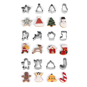 12-Mảnh Giáng Sinh Loạt Dùng Một Lần <span class=keywords><strong>Cookie</strong></span> Máy Cắt <span class=keywords><strong>2025</strong></span> Màu Sắc Mới Đóng Hộp Thép Không Gỉ Aimw Thương Hiệu - Product Image 5