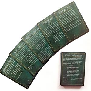 Jeu <span class=keywords><strong>de</strong></span> cartes <span class=keywords><strong>de</strong></span> <span class=keywords><strong>tarot</strong></span> pratique pour sorcières A13, 100 cartes en papier avec film plastique/emballage en boîte <span class=keywords><strong>de</strong></span> couleur pour le divertissement par cartes <span class=keywords><strong>de</strong></span> jeu d'échecs - Product Image 2
