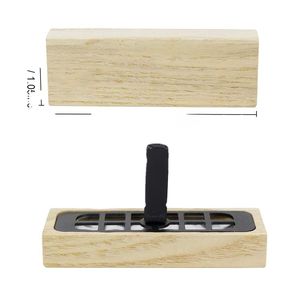 OEM Decoratieve Houten Auto Luchtverfrisser Geur <span class=keywords><strong>Diffuser</strong></span> Houten Navulling Auto Ventilatieopening Parfum Clip - Product Image 2