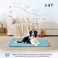 Tapis rafraîchissant pour chien, lit d'été pour animaux de compagnie, très grande taille pour petits et grands chiens, accessoires pour animaux, couverture durable pour chat, coussin de canapé, couverture rafraîchissante pour chat
