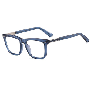 Rectangle Men Optical Eyeglasses Frames <strong>2026</strong> High Quality Thick Frame Eyewear Women Anti Blue Light Blocking Decoration Glasses - Product Image 1