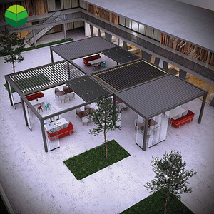 2020 China personalizado hecho bioclimática retráctil de aluminio pérgola con luces LED - Product Image 4