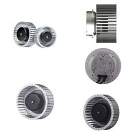 Ventilateur centrifuge à pales courbées vers l'avant pour la ventilation industrielle avec roue à pales multiples et conception de cage d'écureuil pour la manipulation de l'air