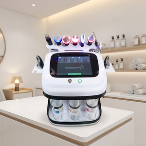 Appareil facial à hydrogène et oxygène 8 en 1, hydrodermabrasion, aqua peel, rajeunissement de la peau, microdermabrasion au diamant, jet d'oxygène, beauté - Product Image 1