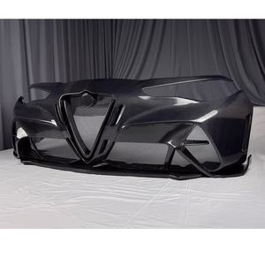 Mrd Carbon Phía Trước <span class=keywords><strong>Bumper</strong></span> Phù Hợp Cho Alfa Romeo Giulia Gtam Phong Cách Nâng Cấp <span class=keywords><strong>Bumper</strong></span> Xe Phần 2016-2023 - Product Image 2