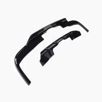 Diffuseur arrière inférieur noir brillant ABS pour SEAT Leon Cupra ST Estate MK3 5 5F 2017 2019