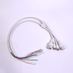 Trắng/Đen PVC IP67 không thấm nước <span class=keywords><strong>PoE</strong></span> phun Splitter Cáp 12V cho CCTV IP Camera không dây AP NVR - Product Image 5