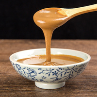 Fourniture OEM Pâte de sésame rôtie Tahini Beurre moulu Sauce crémeuse pour la cuisson Salade Restauration Hotpot Export