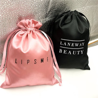 Bijoux en satin tirant la corde 10*15 pochette de poche paquet cadeau anti-poussière masque pour les yeux accessoires sacs de rangement cordon Ding sac en tissu