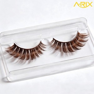 ขนตาปลอม A-RIX สีน้ำตาลมอคค่า แบบ 3 มิติ หนานุ่ม สีเอสเพรสโซ สำหรับต่อขนตา ขายส่ง รับผลิตแบรนด์ส่วนตัว แต่งตาธรรมชาติ จำนวนมาก - Product Image 4