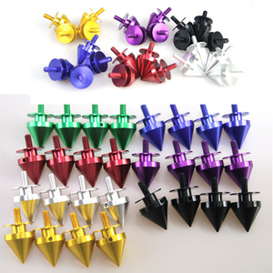 Tornillo de Refuerzo de Parachoques de Aleación de Aluminio con Cabeza Cónica Puntiaguda para Modificación de Automóviles y Decoración de Carrocería - Product Image 1