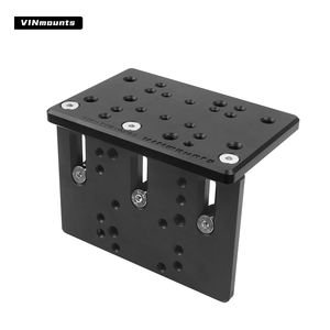 VINmounts Marine Aluminum Alloy Gunwale L <b>Bracket</b> A Type Multi Hole Mount Fits Boats Without Holes D Ball Base Compatible Only - Product Image 1