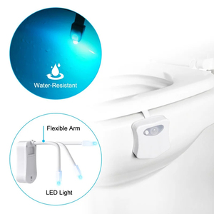Smart PIR <b>Motion</b> <b>Sensor</b> Toilet Seat Night <b>Light</b> 8 Colors Waterproof Backlight for Toilet Bowl <b>LED</b> Luminaria Lamp WC Toilet <b>Light</b> - Product Image 3