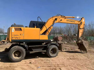 Excavadora Hyundai de 150W Usada, Original de Corea, Excavadora de Ruedas de 15 Toneladas, Máquina Excavadora de Ruedas Usada - Product Image 3