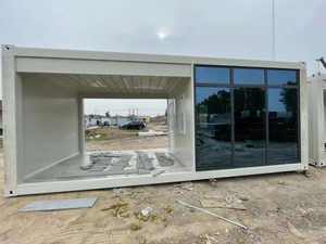 Ignífugo impermeable paquete plano prefabricado Pequeño contenedor extraíble casa bajo costo seguro aislamiento de vida fácil montaje - Product Image 5