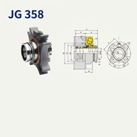 Sello Mecánico de Extremo Único JG358 con Fuelle de Goma para Bombas Industriales