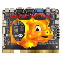Papan Permainan Rakin Bacon Skill Game Layar Vertikal Beroperasi dengan Koin, Papan PCB Game dengan Harga Pabrik untuk Mesin Hiburan Game Arcade