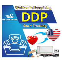 Ever Ocean Ddp Fast Carry Cat Dog Camas para mascotas 20Ft 40Ft 40Hq Freight Forwarder Servicios de logística Agente de envío barato a EE. UU. Canadá