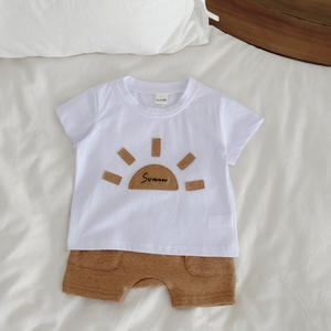 2025 Summer Style Hot Selling Kleinkind Jungen Kleidung Set Casual Kurzarm Outfit für Babys - Product Image 2