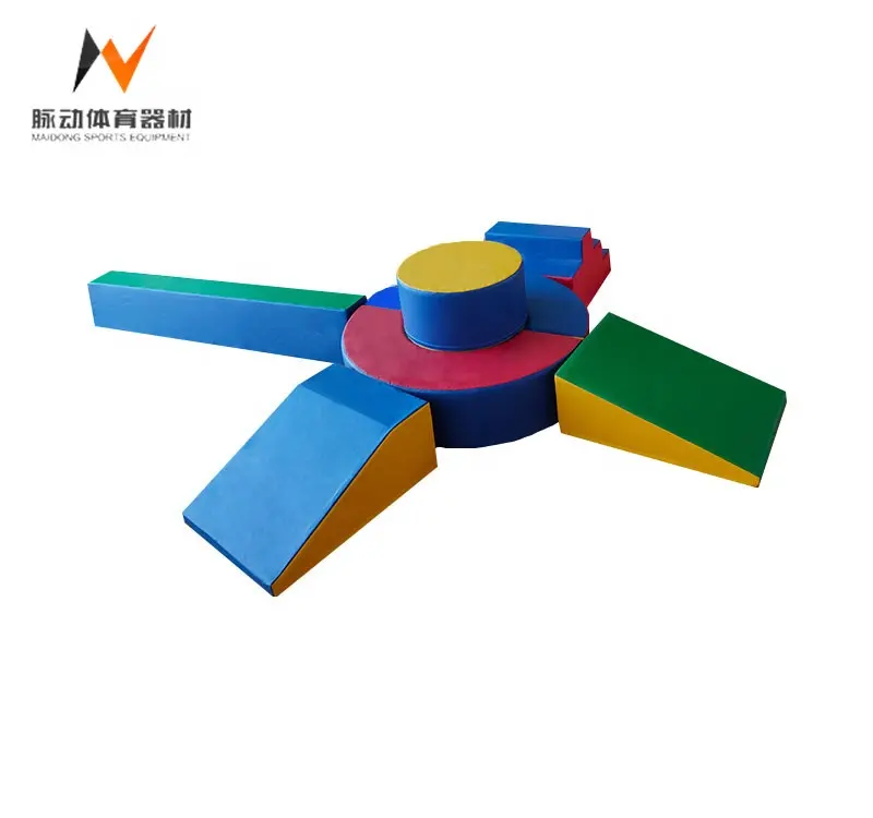 Children's Software climbing combination sensory system training multifunctional balance beam slope big ring step combination