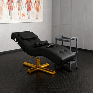 Letto per massaggio di bellezza letto con Base dorata di lusso moderno - Product Image 4