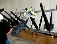 Tuyau de pêche sous-marine léger de 800 mm, 3K, 100 % fibre de carbone, durable, tubes en fibre de carbone pour la pêche en mer