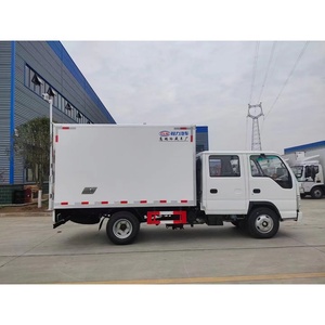 Camion frigorifique ISUZU 100p 4x2 à double rangée, fourgonnette de transport de marchandises sèches, prix abordable, camion frigorifique pour produits surgelés - Product Image 5