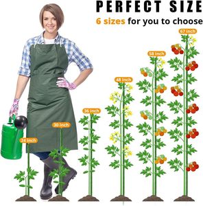 Hochwertige Outdoor-Garten pfähle Hochwertige Pflanzenstützen-Pfahl stangen zum Klettern von Tomaten-und Gurken pflanzen Garten bedarf - Product Image 5