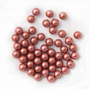 Groothandel Kleurrijk Rond Zonder Gat Kralen 3Mm-20Mm Abs Plastic Parel Knop Met Klinknagel Applique Ronde Kralen In Bulk - Product Image 3