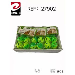 MNJ Dog Toy Ball Set 12Pcs Green For Pets Playtime Fun - Product Image 3