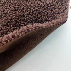 Горячая Распродажа, китайский производитель, высокое качество, 100% полиэстер, кудрявые плюшевые искусственные меховые ткани для одежды, обуви - Product Image 3