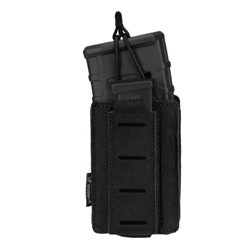 IDOGEAR New Arrival Magazine Pouch Tactical Open Top MOLLE Single Mag Pouches for 5.56mm & 9mm Mags
