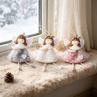 Poupée ange en feutre de laine douce et moelleuse, décorations de Noël, décorations suspendues, pour décorations de Noël, poupée ange