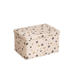 Home Fabric Storage <b>Box</b> With Lid Large Capacity Rectangle Clothing Organizer For Wardrobe And Dormitory Use - Product Image 4