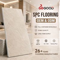 Suelo Vinílico SPC con Núcleo Rígido, Textura de Piedra Pizarra, Resistente al Calor y a la Decoloración, para Dormitorio, Sala de Estar y Pasillo