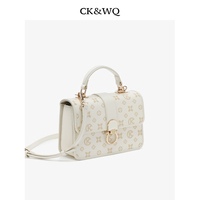 Tas Desainer Mewah Baru Bermotif Monogram, Tas Tangan Wanita dengan Kunci Cincin Hati, Tas Selempang Wanita