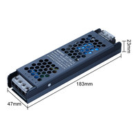Alimentation LED à intensité variable 100W 150W, directement de l'usine, 12V 24V, tension constante pour éclairage et décoration par bande LED
