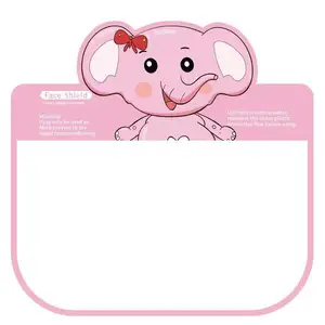 Children's PVC Material Block Bacteria Cute Printed Transparent Mask