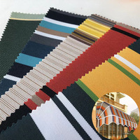 Tissu de tente imperméable 100 % polyester teint en fil, tissu extérieur en acrylique teint en masse pour auvent
