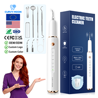 Kit de nettoyage dentaire portable rechargeable par USB, étanche, pour la maison, blanchissant, nettoyeur de tartre dentaire ultrasonique