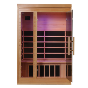 Salle de sauna familiale intérieure, double panneau informatique, infrarouge lointain, bois massif, <span class=keywords><strong>2</strong></span> chauffages, garantie de <span class=keywords><strong>2</strong></span> ans - Product Image 2