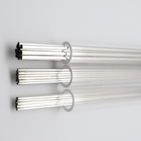 Barra de Aleación de Platino e Iridio Pt90Ir10, Tubo Capilar de Superficie Brillante y Duradero para Ingeniería de Precisión con Tamaño Personalizado